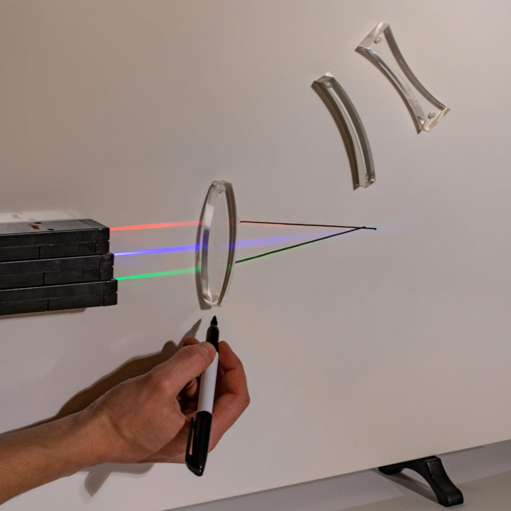 Arbor Scientific Economy Acrylic Lens Set of 3