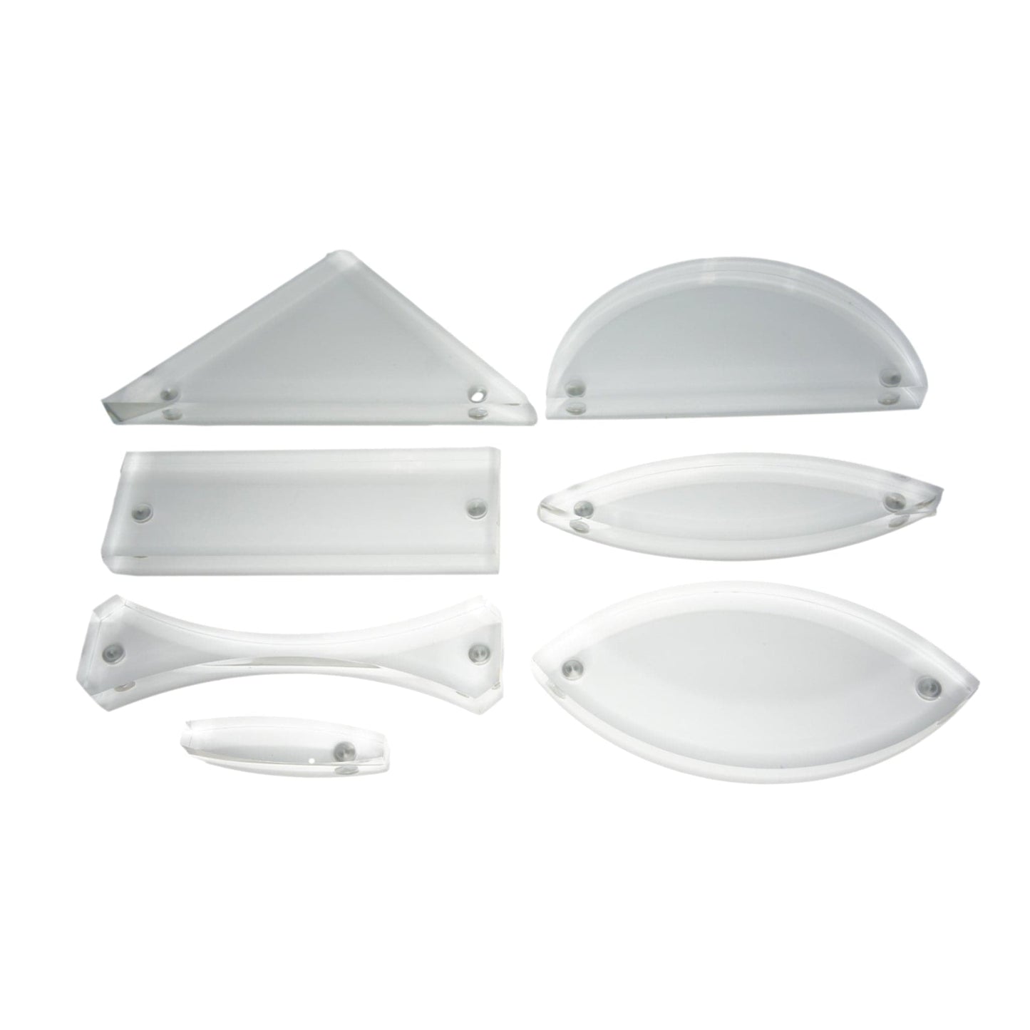 Arbor Scientific Giant Acrylic Lens and Prism Set of 7