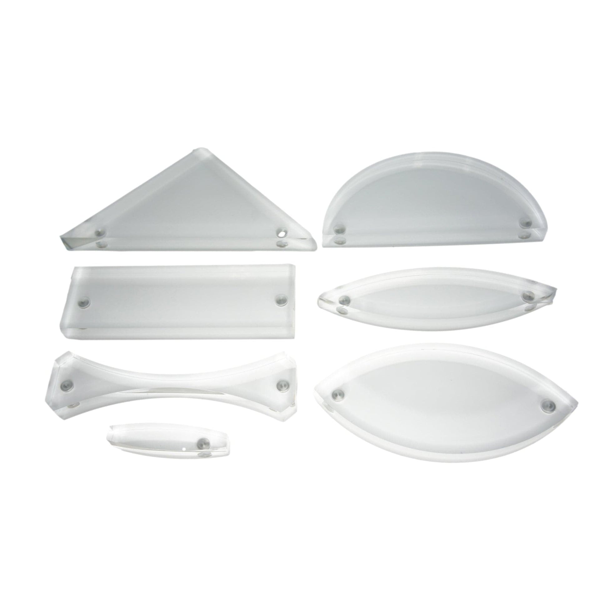 Arbor Scientific Giant Acrylic Lens and Prism Set of 7