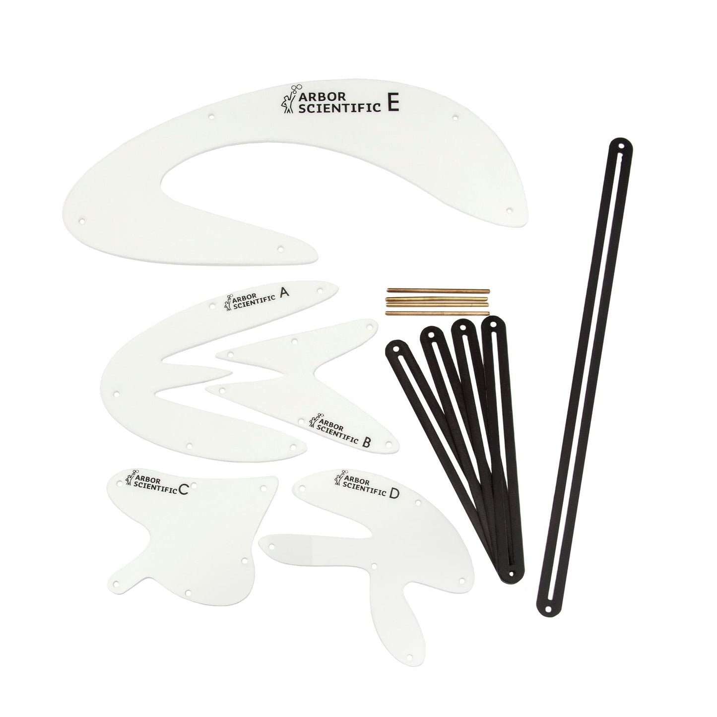 Arbor Scientific Investigating the Center of Gravity Classroom Kit