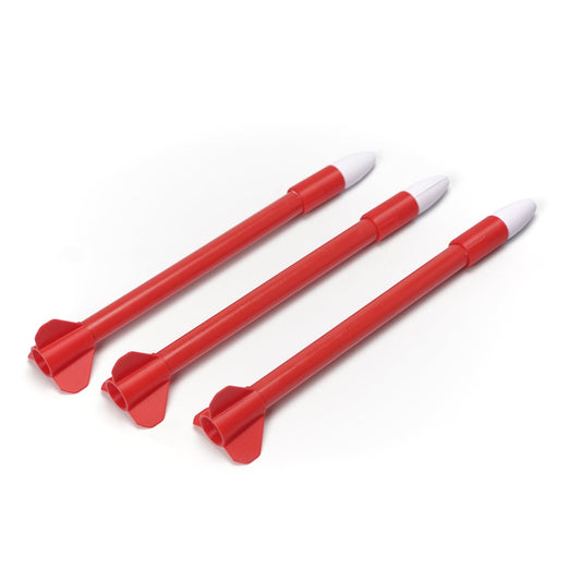 Arbor Scientific Rockets for Precision Air-Powered Projectile, 3/pk