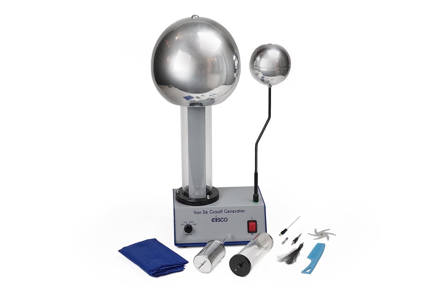 thumbnail image 2 of Van De Graaff Generator Discharge Wand - 18.5 Inch With Insulated Handle For Science Labs 2 of 4