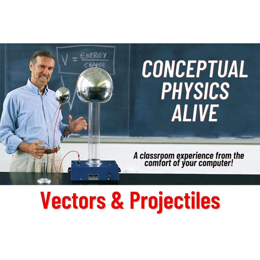 Arbor Scientific Conceptual Physics Alive: Vectors & Projectiles