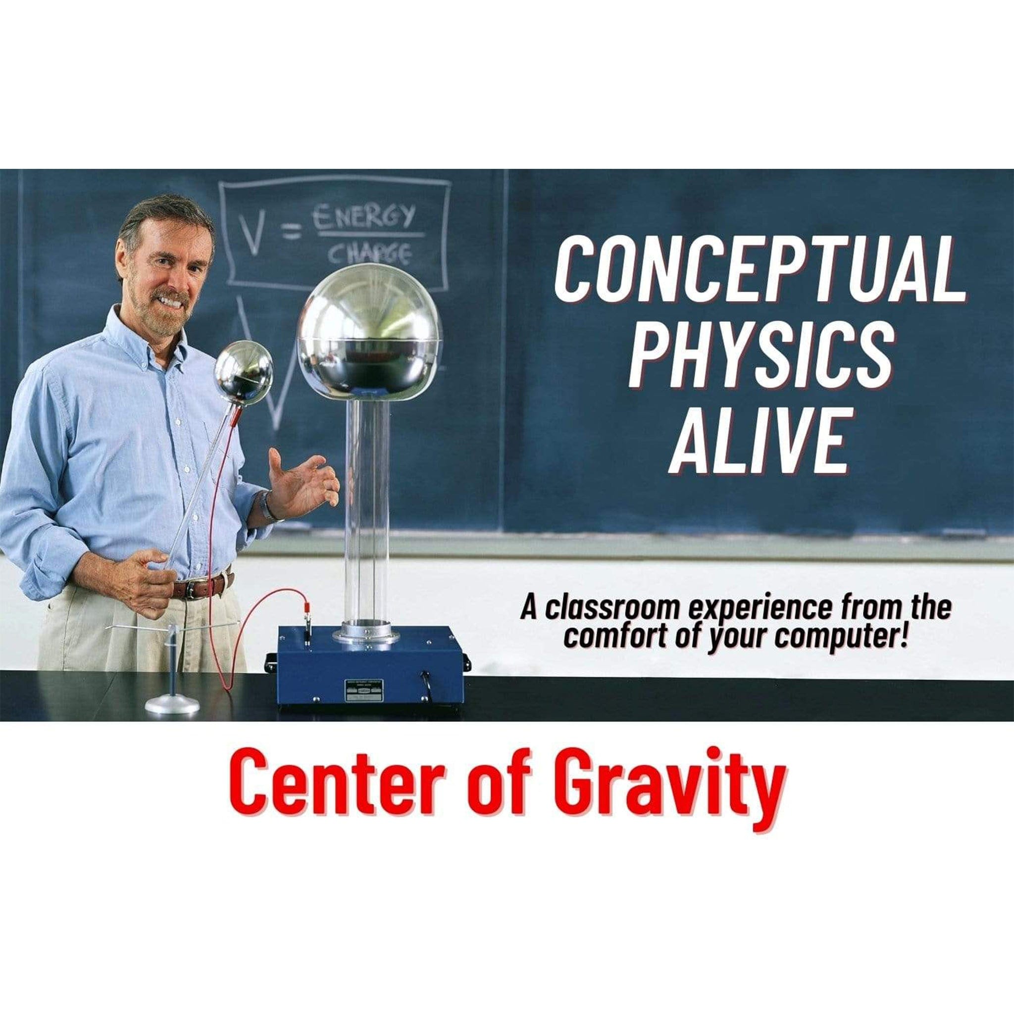Arbor Scientific Conceptual Physics Alive: Center of Gravity