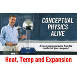 Conceptual Physics Alive: Heat, Temp and Expansion