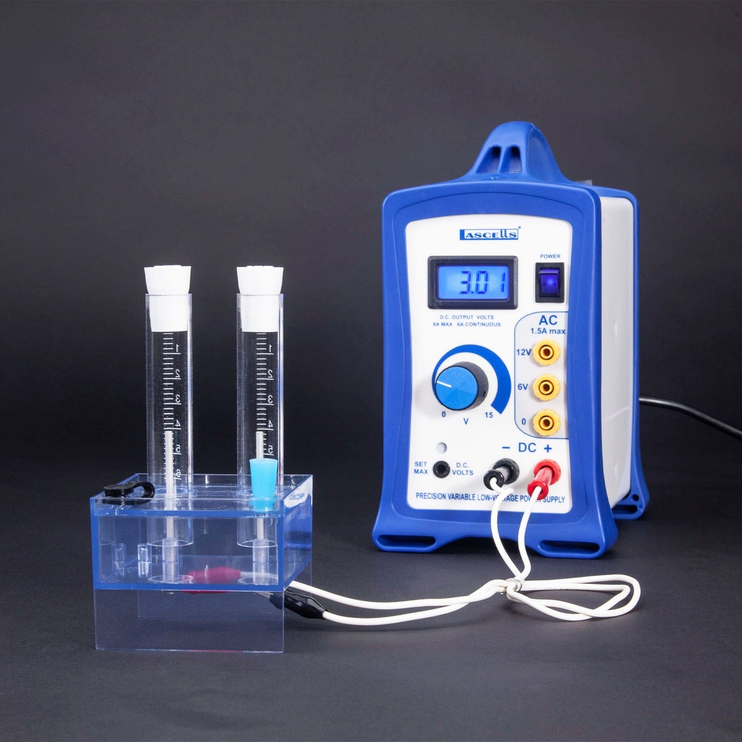 Arbor Scientific Deluxe Electrolysis Apparatus