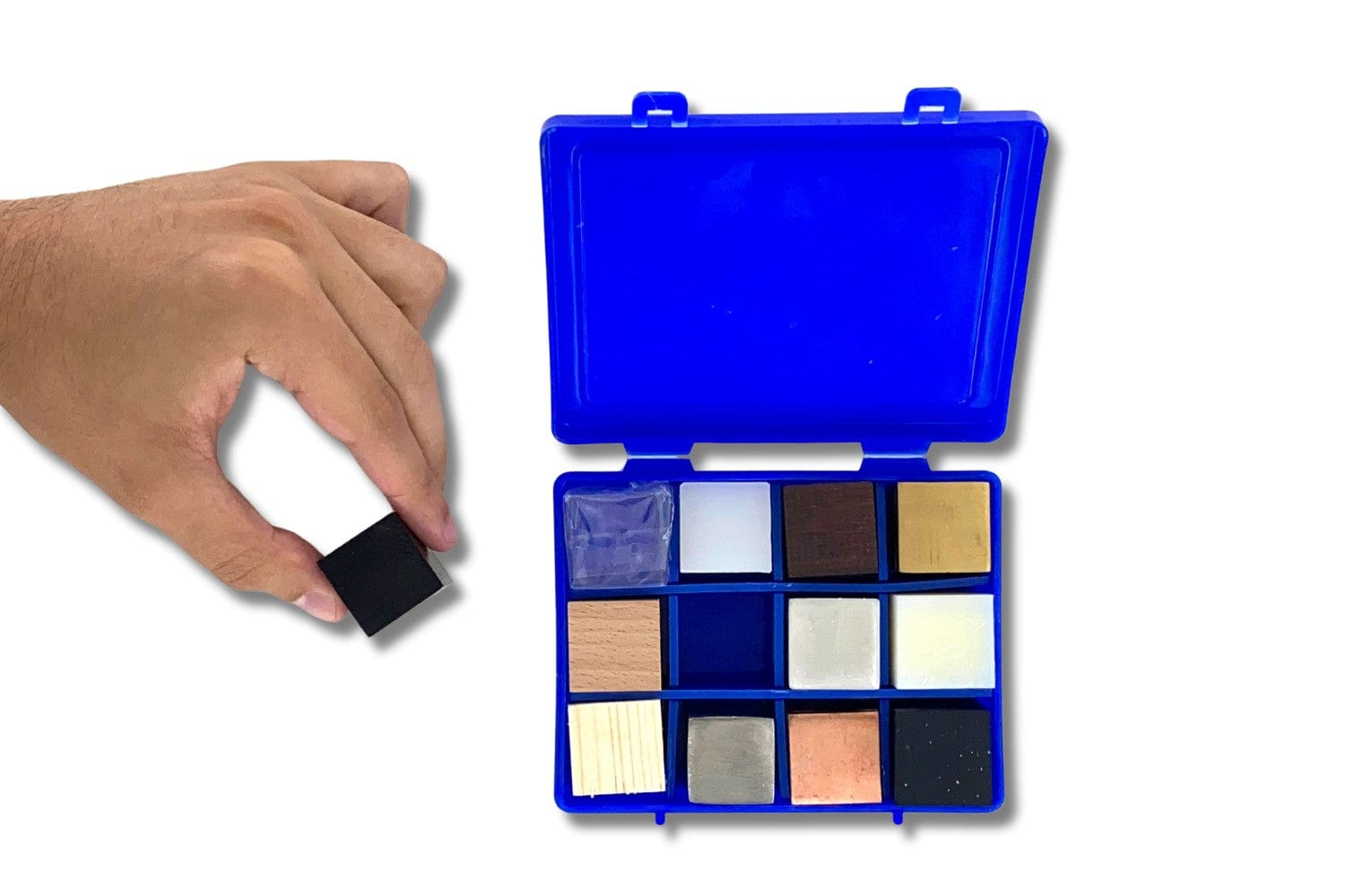 Arbor Scientific Density Cube Set of 12 with Storage Box
