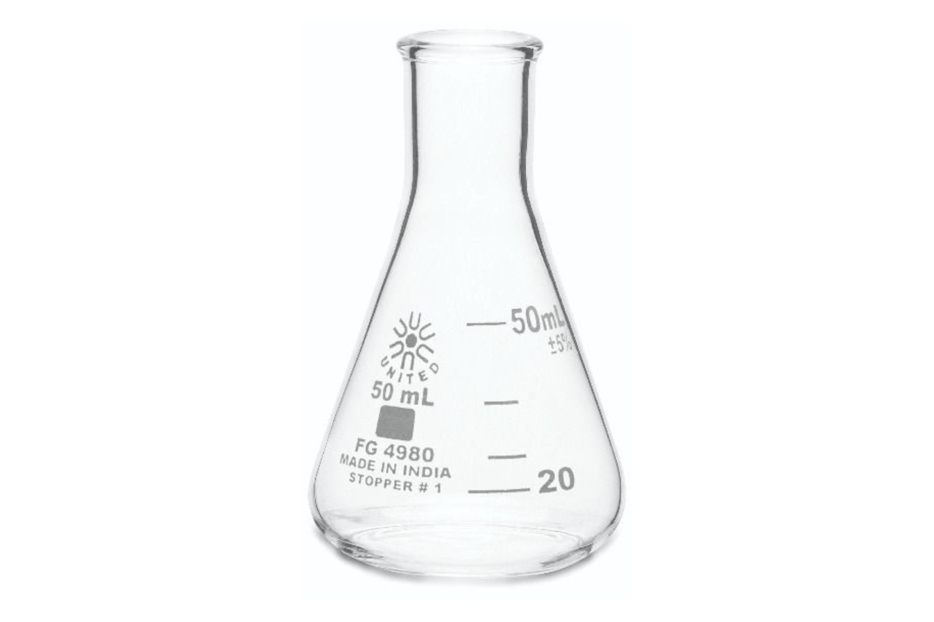 Erlenmeyer Flask, 50 mL, 12 Pack Arbor Scientific