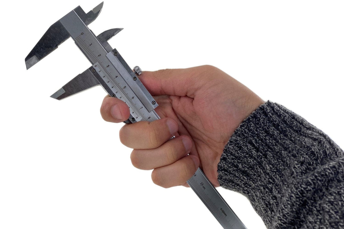 Metal Vernier Caliper, 150 mm (0.02 mm) Arbor Scientific