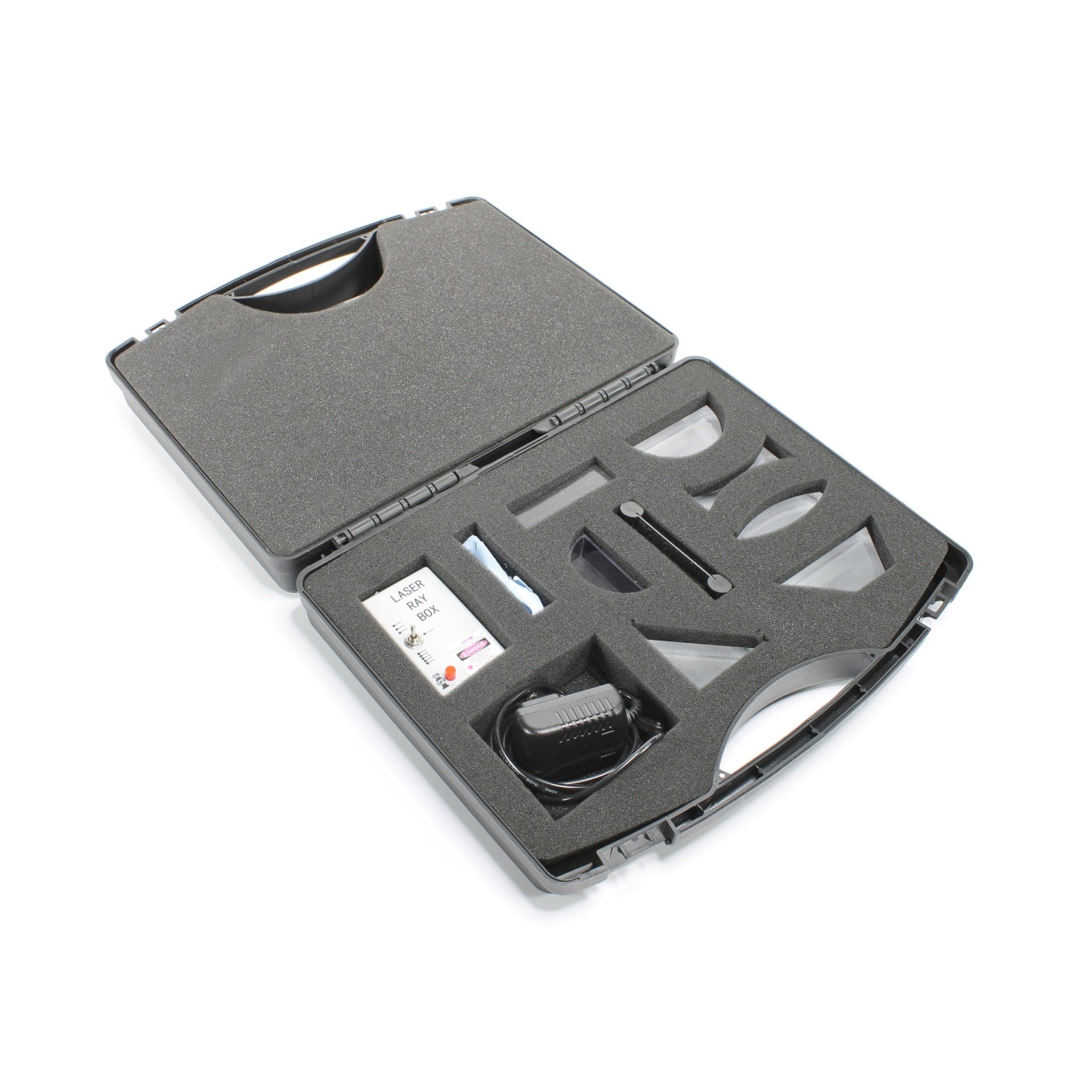 Ray Boxes Laser Ray Box and Lenses - Geometric Optics Set - Arbor Scientific