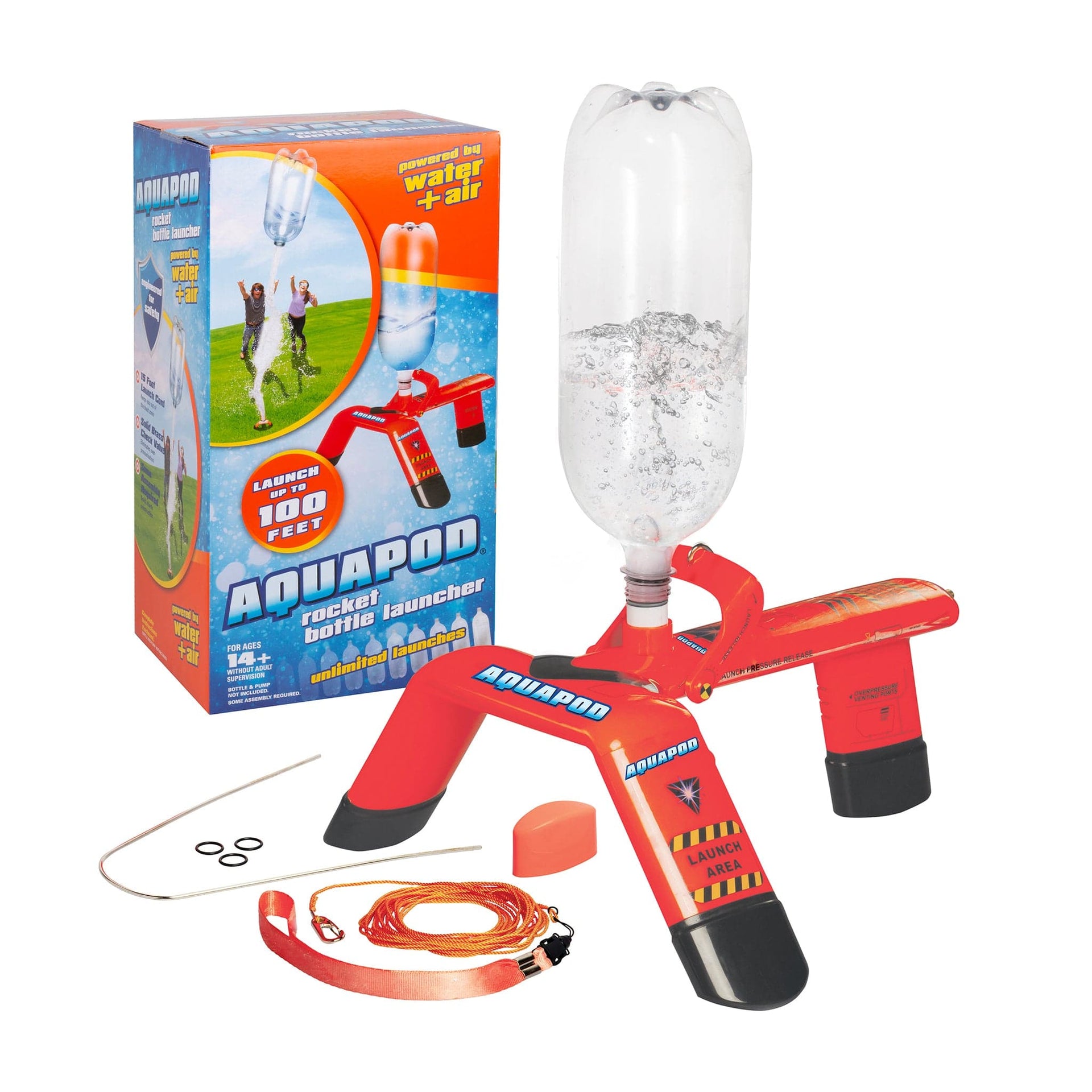 Aquapod Super Bottle Rocket Launcher, Water - Arbor Scientific