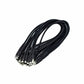 Arbor Scientific Black Magleads, 12" (Pack of 10)