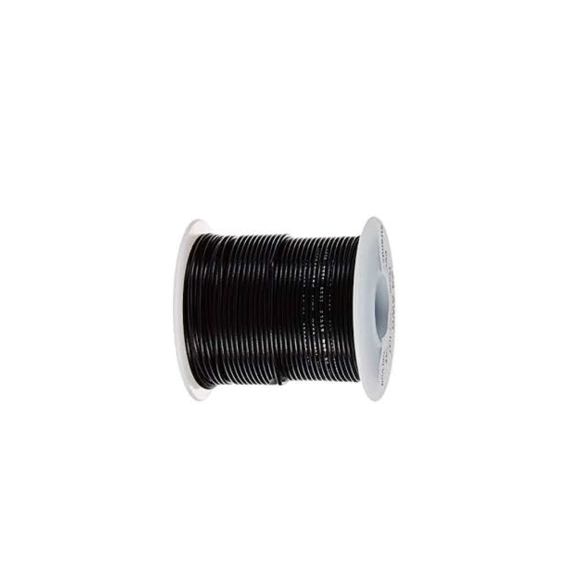 Arbor Scientific Black Hook-up Wire 100ft/spool, 22 ga.