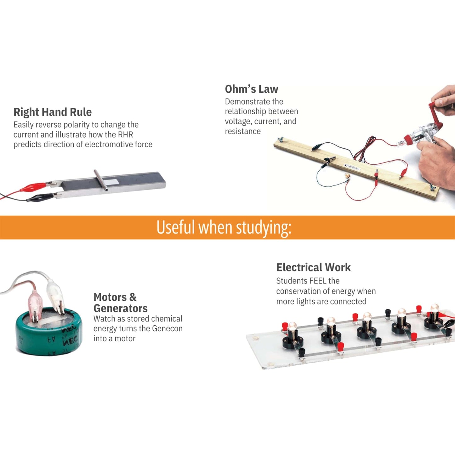 Arbor Scientific Genecon Hand Crank Generator