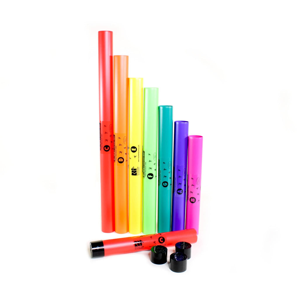 Arbor Scientific Set of 8 Boomwhackers & 4 Caps