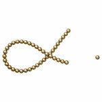 Neodymium Magnet Spheres 8mm Gold Plated 25/pack