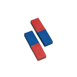Plastic Covered Bar Magnet - Pair