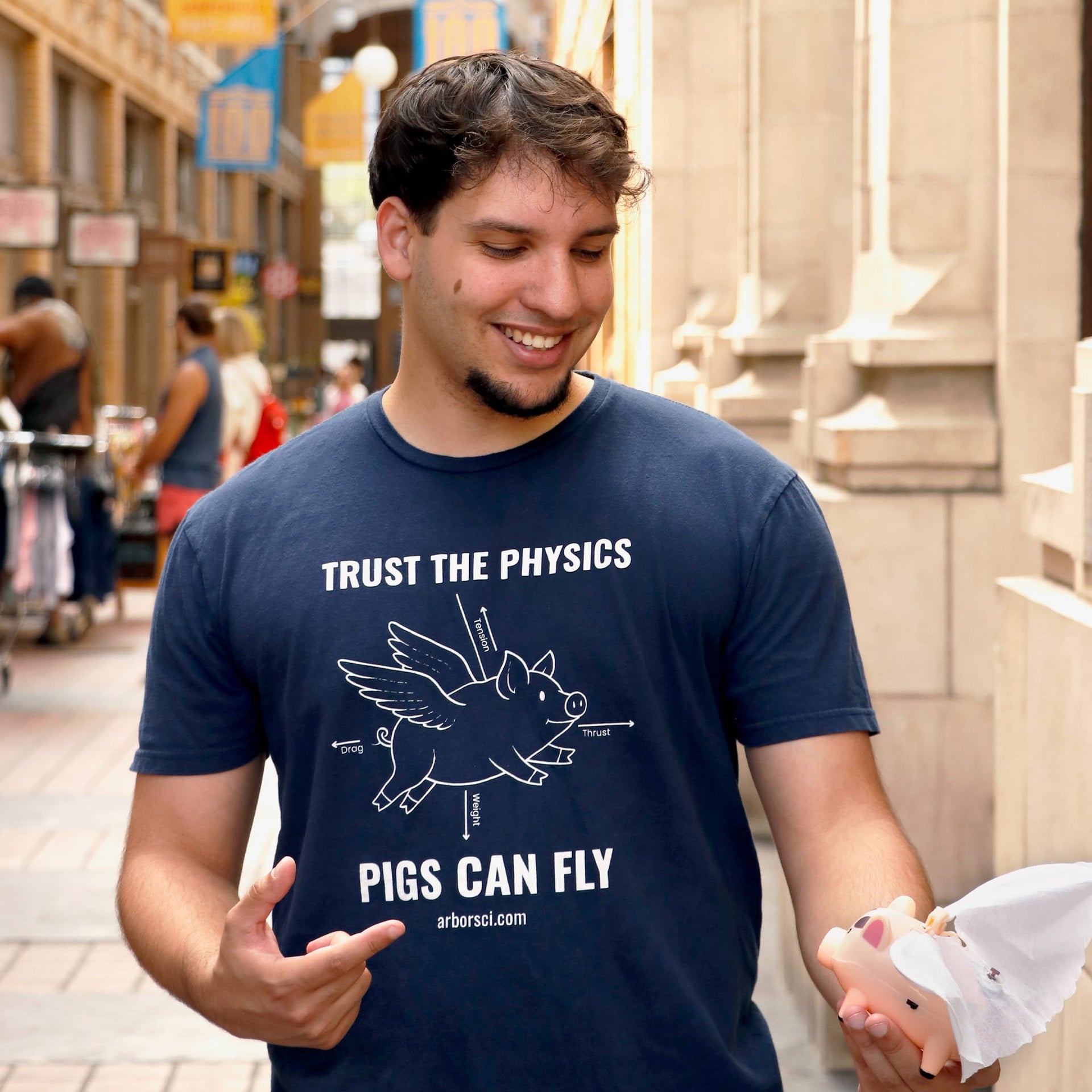 Arbor Scientific Flying Pig T-Shirt