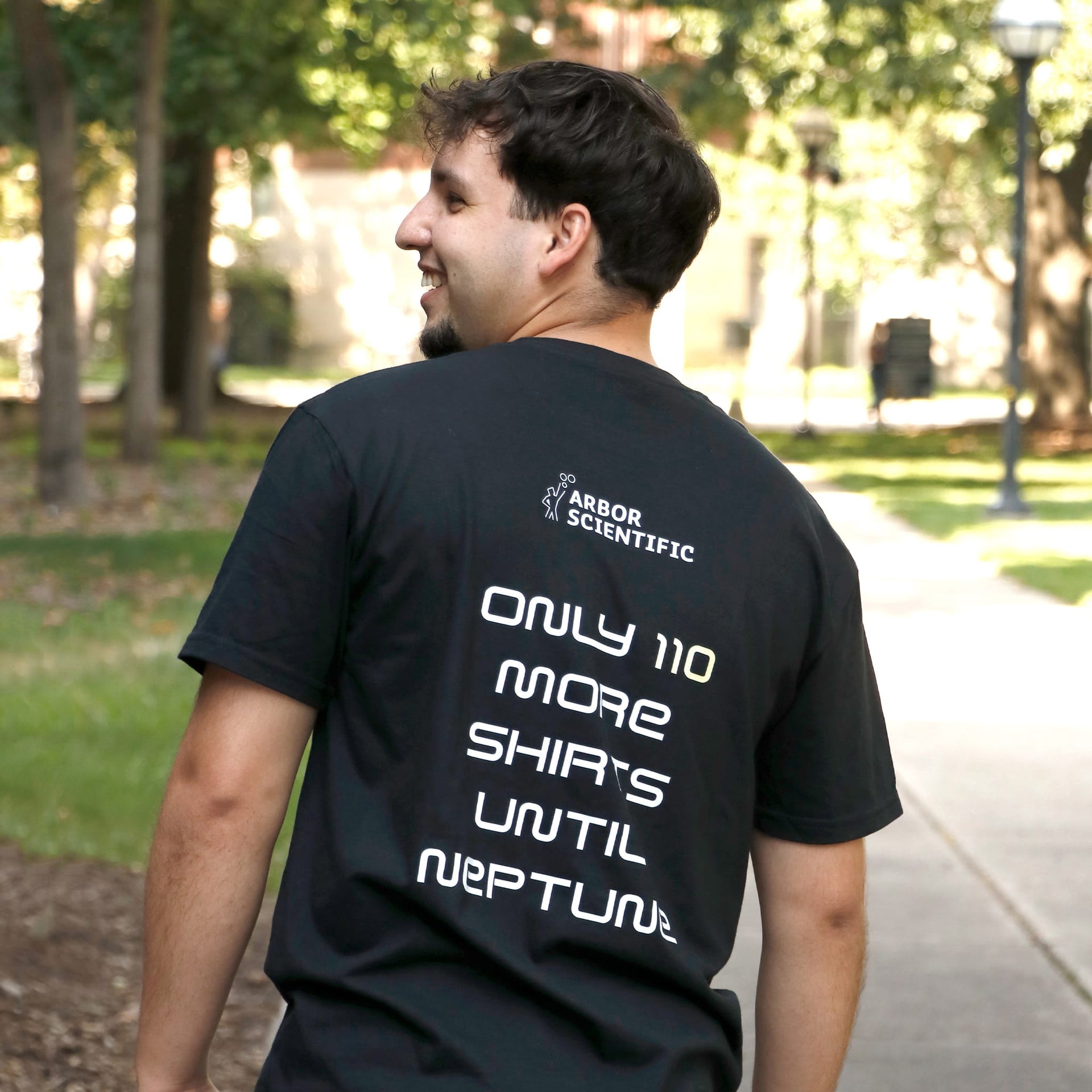Arbor Scientific Solar System to Scale T-Shirt