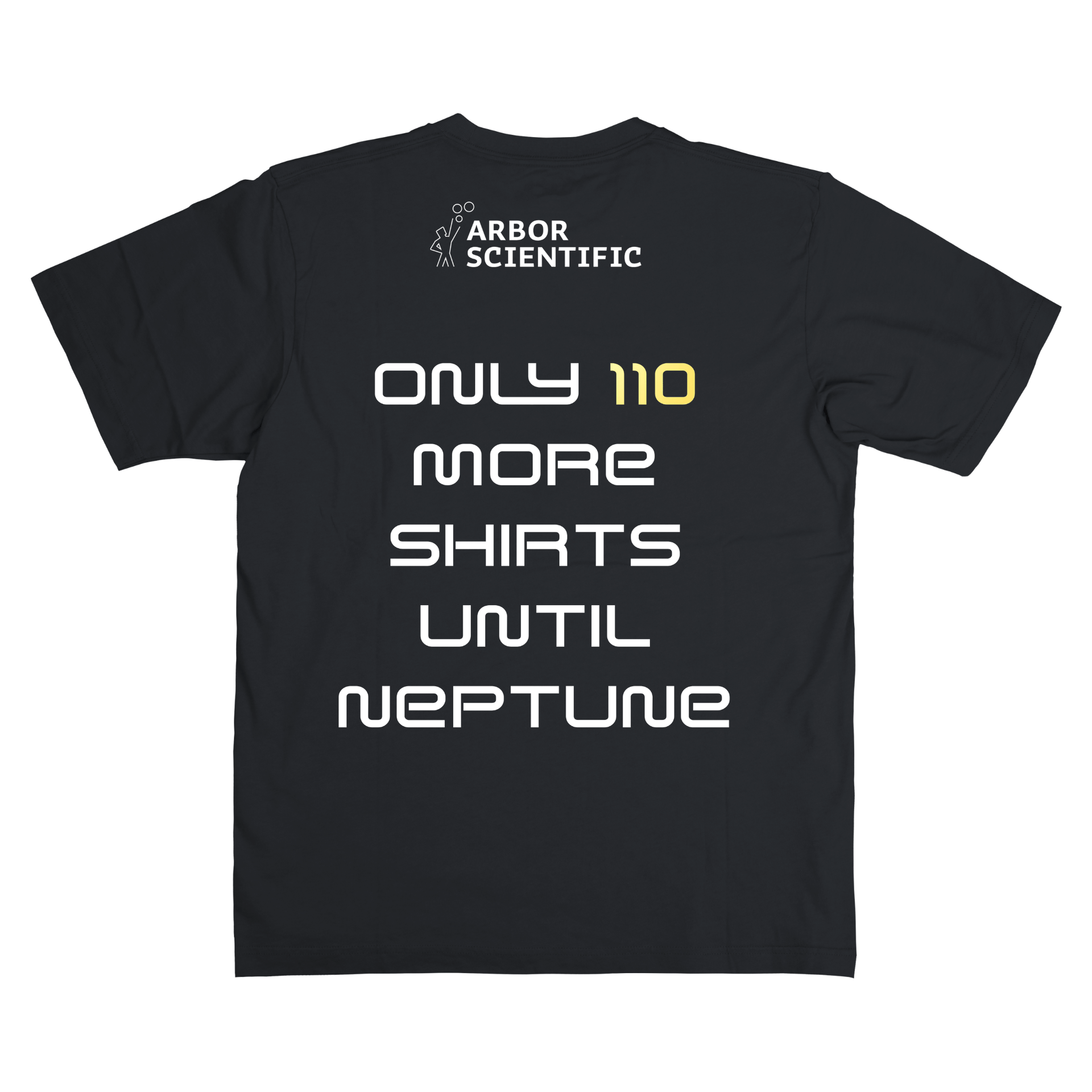 Arbor Scientific Solar System to Scale T-Shirt