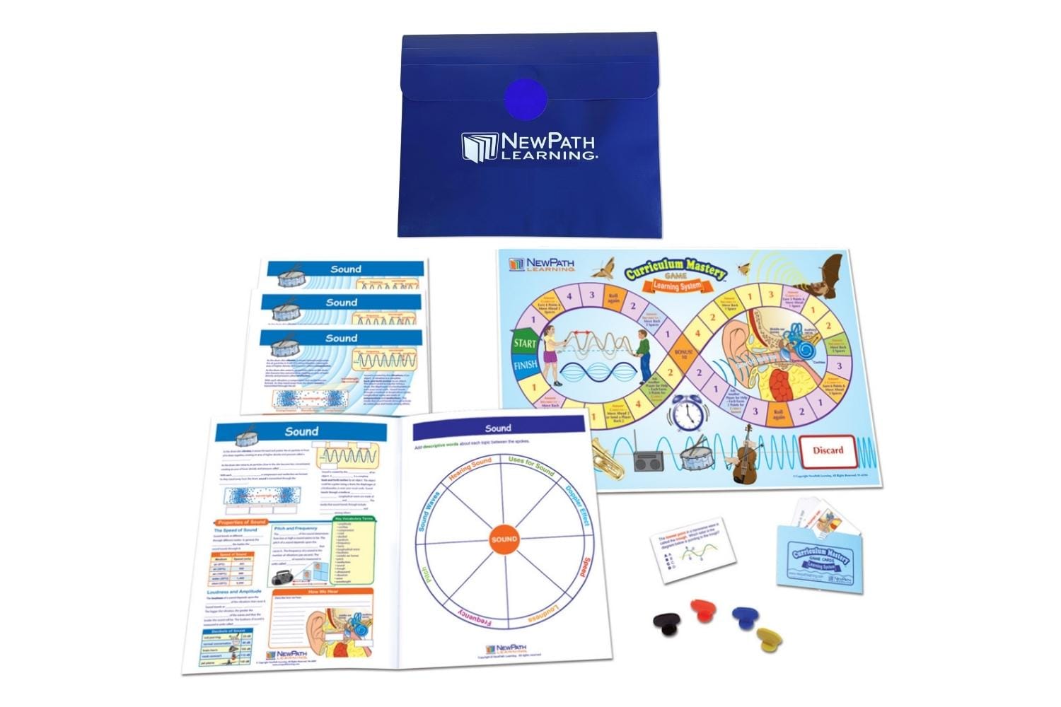 Arbor Scientific NewPath Learning Sound Learning Center Game, Gr. 6-9