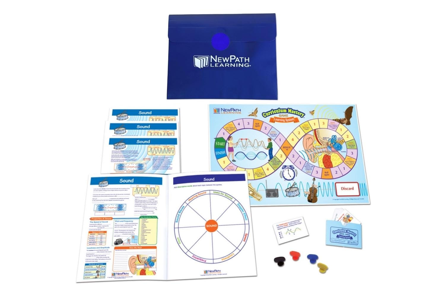 NewPath Learning Sound Learning Center Game, Gr. 6-9 - Arbor Scientific
