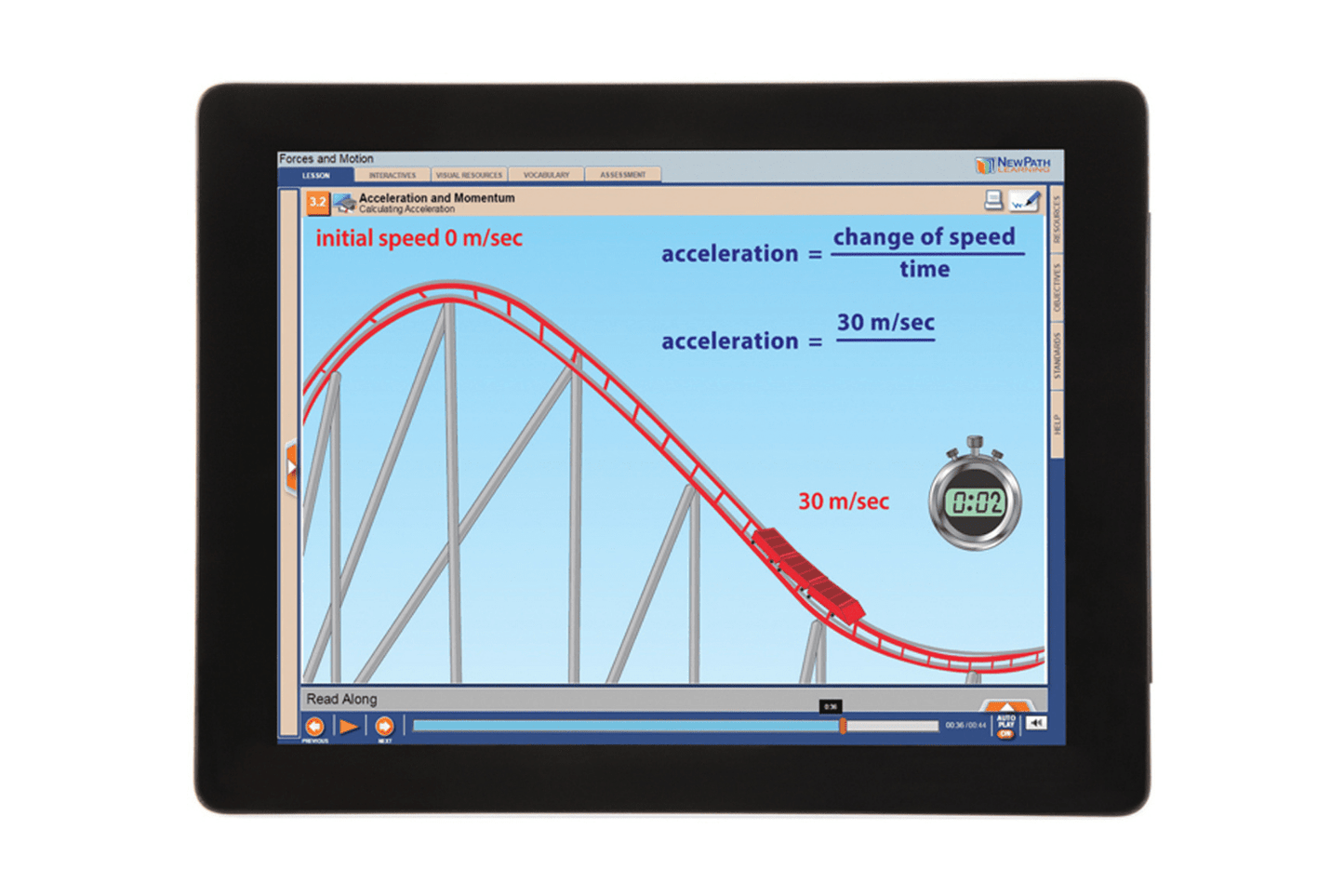 Arbor Scientific Forces & Motion Flip Chart Set With Online Multimedia Lesson