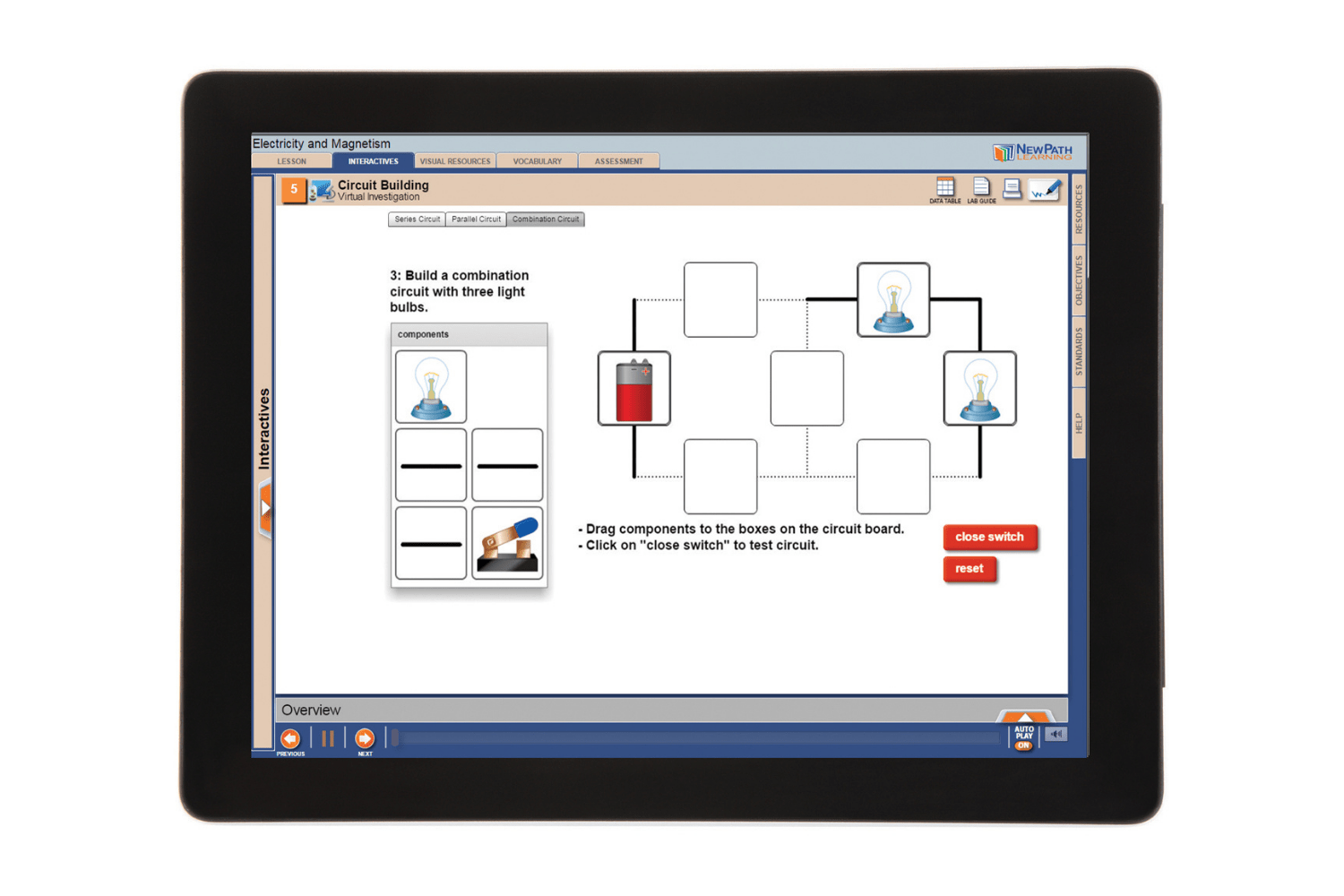 Arbor Scientific Electricity & Magnetism Flip Chart Set With Online Multimedia Lesson