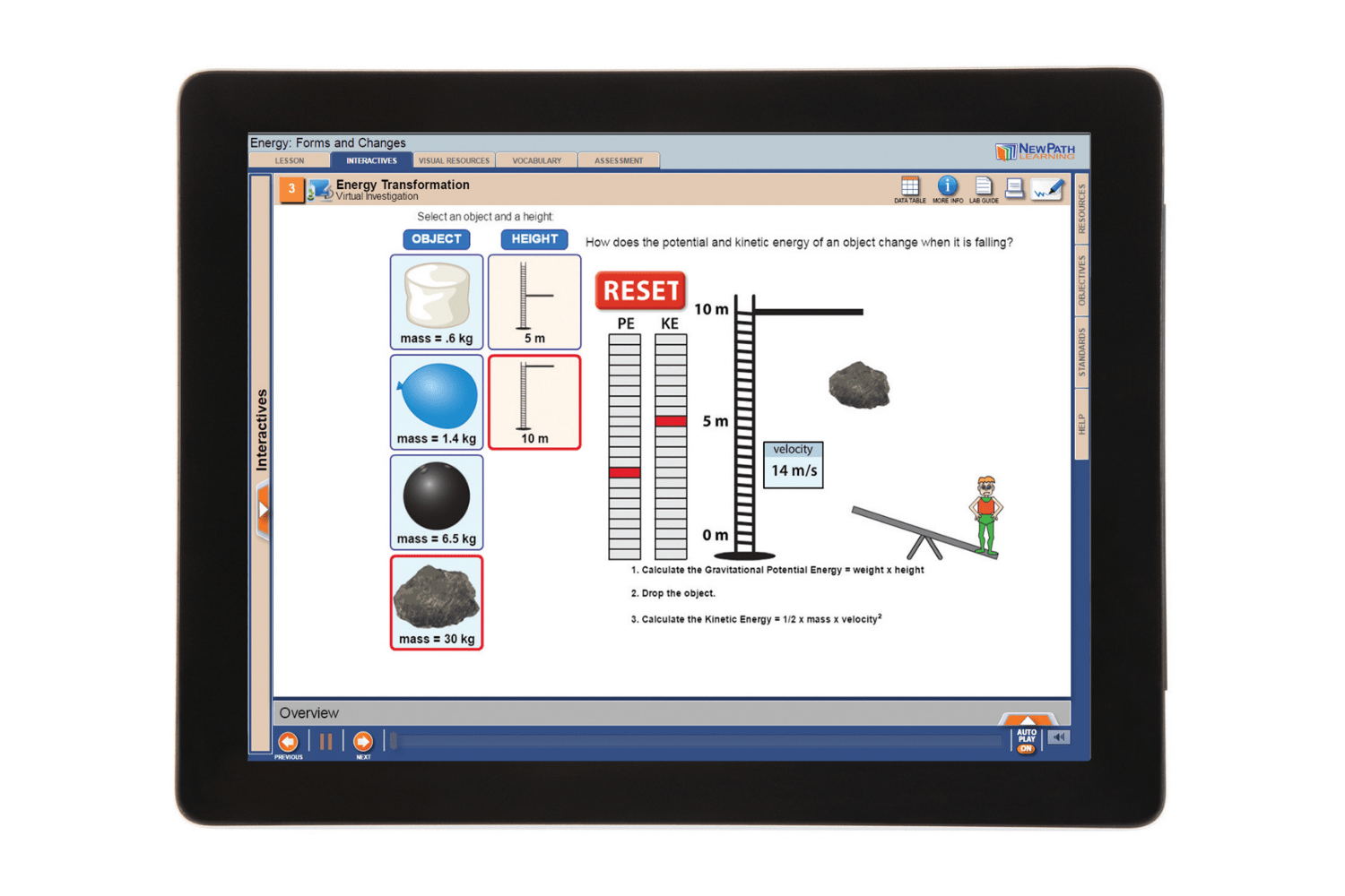 Arbor Scientific Energy: Forms & Changes Flip Chart Set With Online Multimedia Lesson