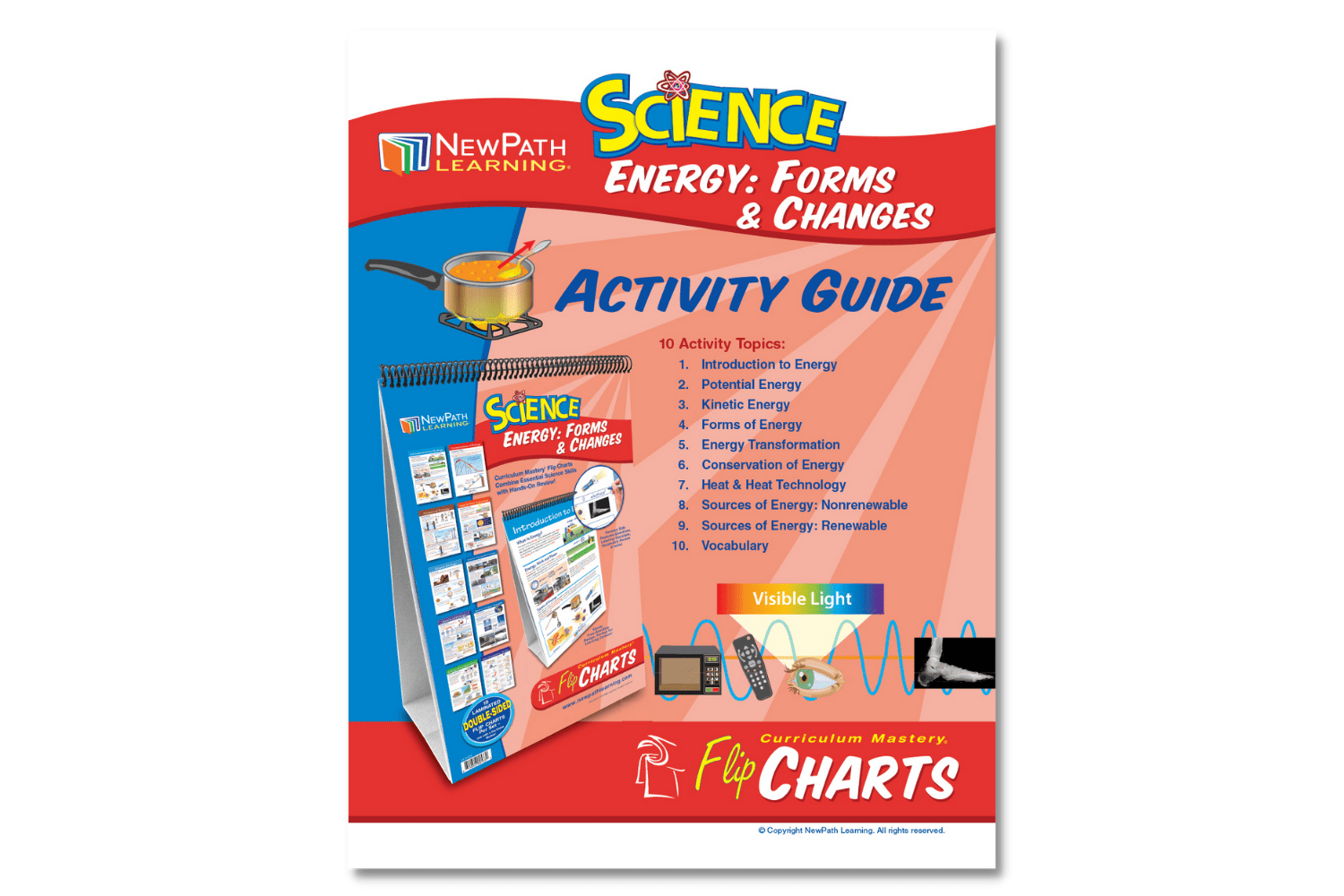 Arbor Scientific Energy: Forms & Changes Flip Chart Set With Online Multimedia Lesson