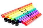 Set of 8 Boomwhackers & 4 Caps