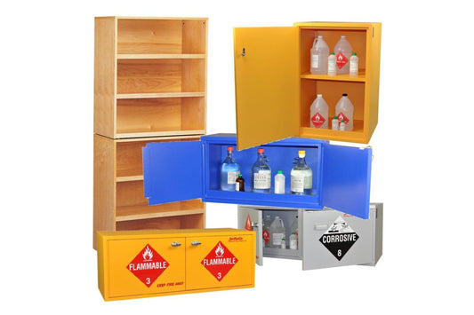 Arbor Scientific Chemical Cabinet and Shelving Group