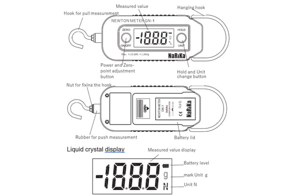 Digital Newton Meter - Arbor Scientific