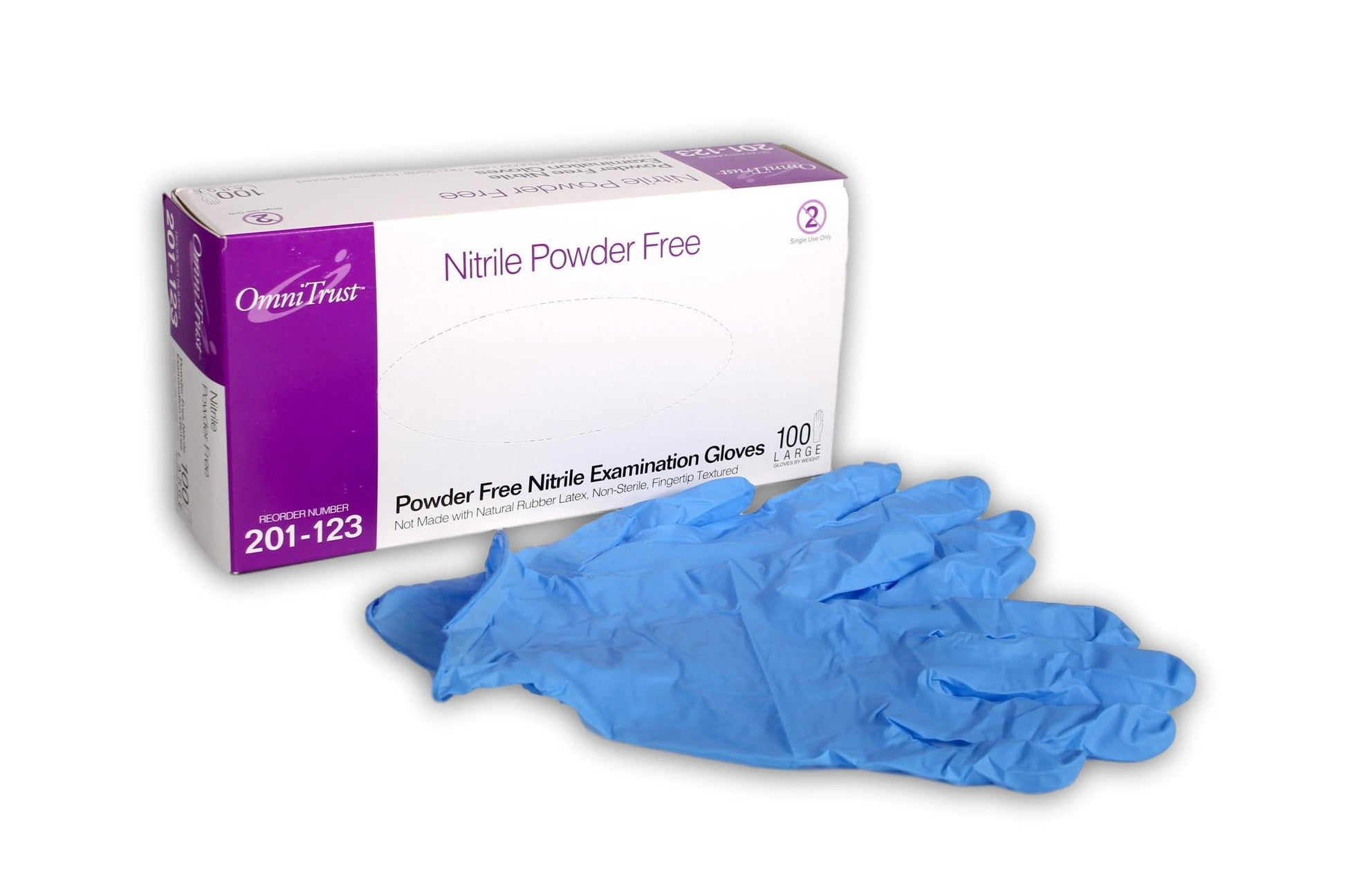 Arbor Scientific Nitrile Gloves Non-Powdered 100/pk, Large