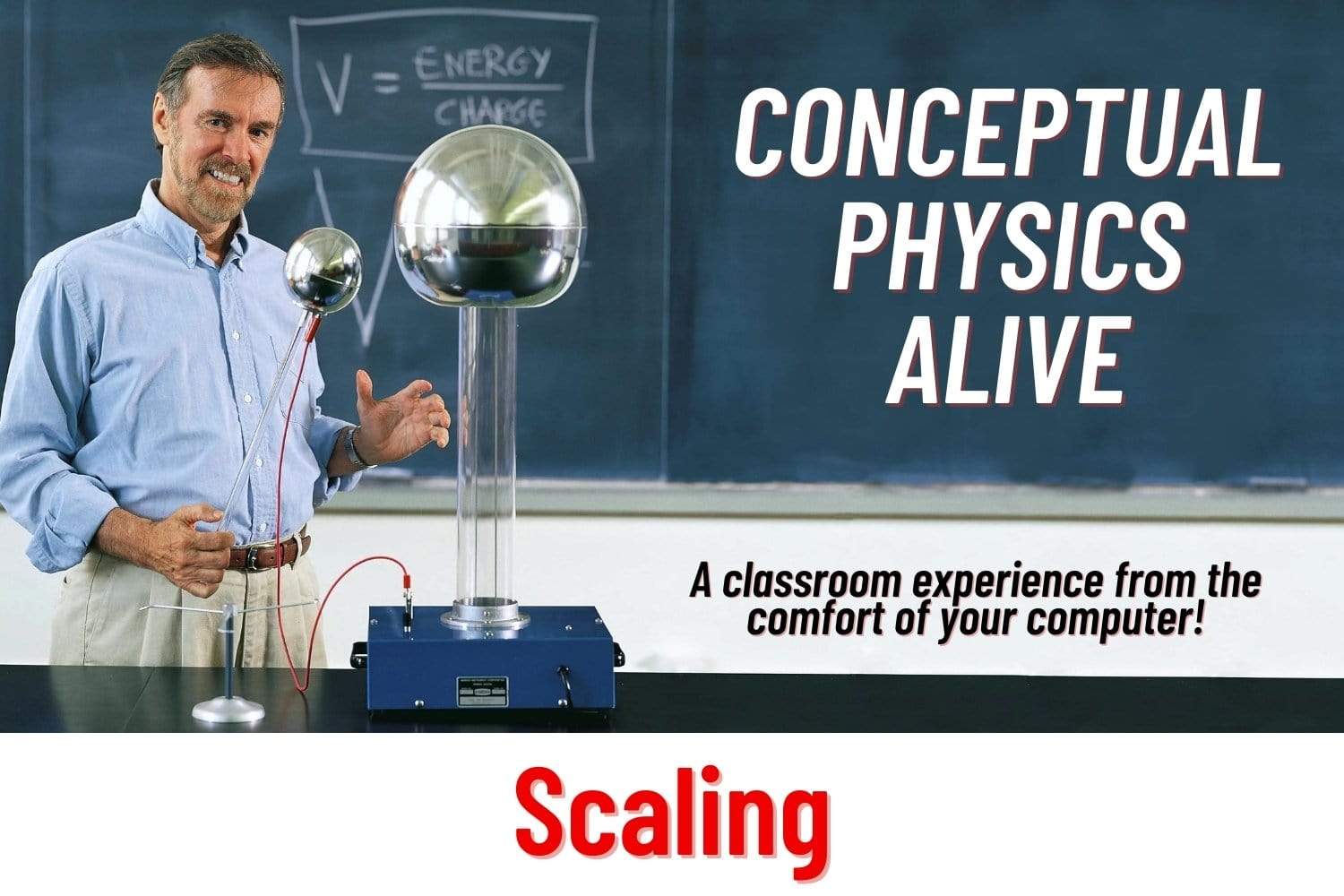 Arbor Scientific Conceptual Physics Alive: Scaling