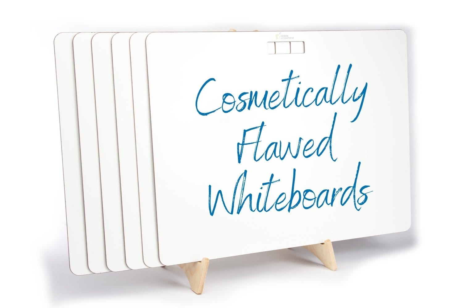 Arbor Scientific Cosmetically Flawed Whiteboards 6 Pack