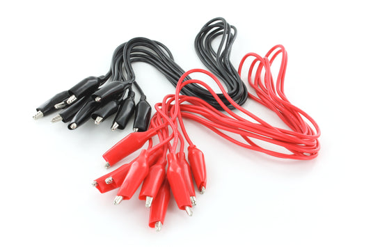 Arbor Scientific Alligator Leads, 24” (Pack of 10)